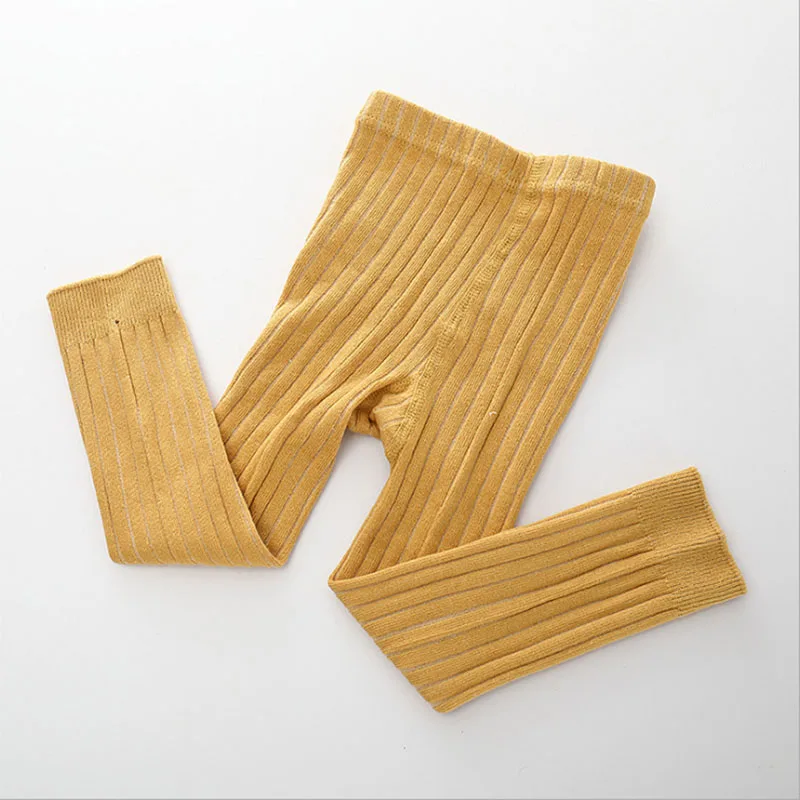 Осенне зимние леггинсы для маленьких девочек 2019 плотные теплые брюки детские