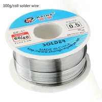 100groll 6040 tin lead alloy rosin core 0 5mm flux reel welding wire solder wire clean rosin core