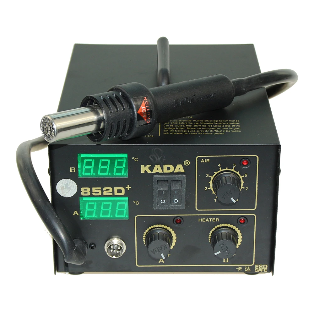 Горячая Распродажа KADA 852D + паяльная станция SMT паяльник горячим воздухом для