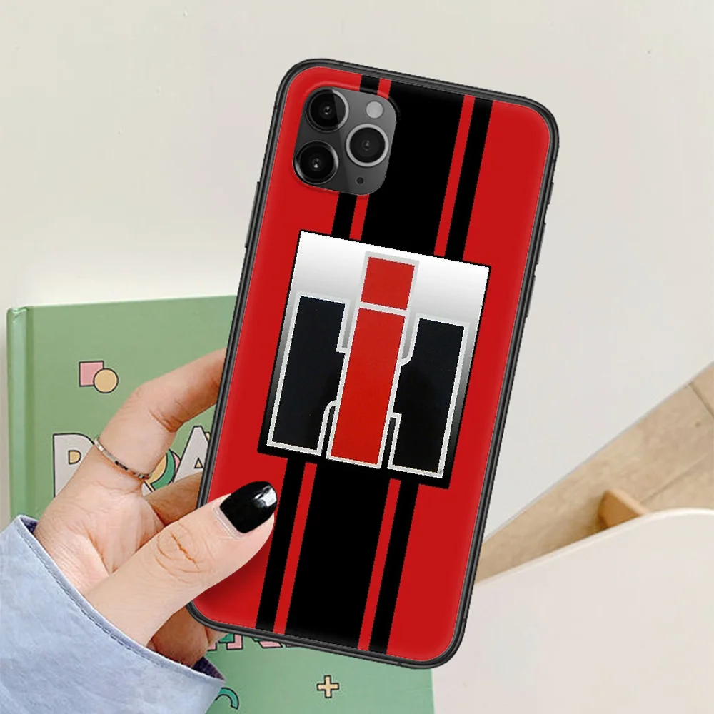 

CASE IH Tractor Phone Case For Iphone 4 4s 5 5S SE 5C 6 6S 7 8 Plus X XS XR 11 12 Mini Pro Max 2020 black Hoesjes Tpu Prime