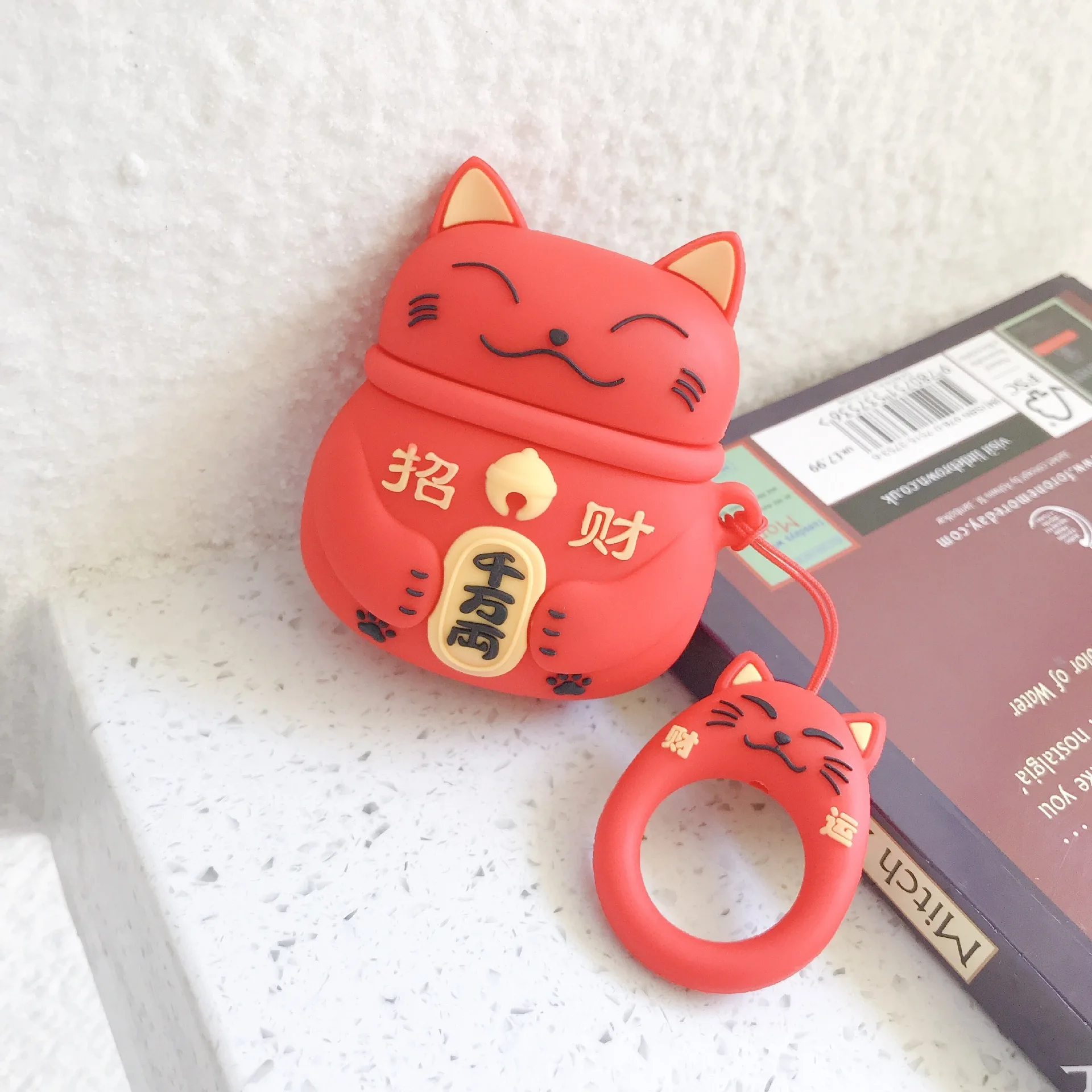 Чехол для наушников Duszake чехол телефона Airpod Airpods 2 милые силиконовые чехлы брелок