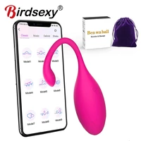 silicone vibrator app wireless remote g spot massage clitoris stimulator kegel ball vibrating egg adult games sex toys for women