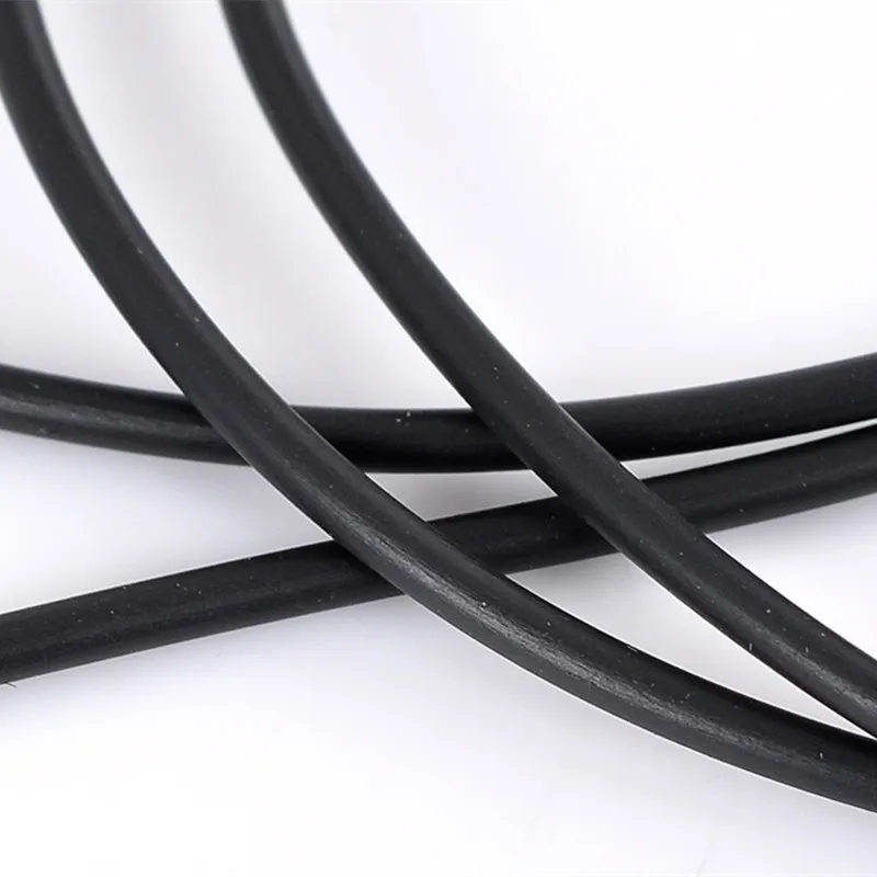 DoreenBeads Rubber Jewelry Hollow Pipe Tube Cord Black Color Handmade Necklace Bracelet DIY Making Findings 2.5mm 10M |