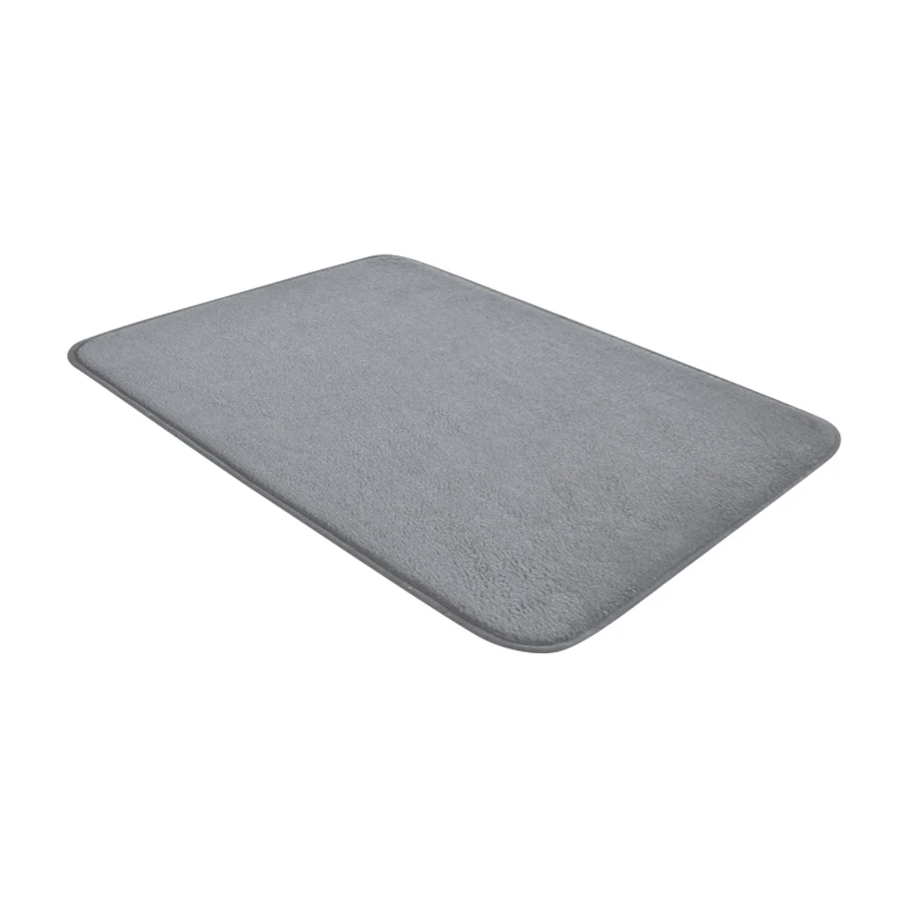 gray 40cmx60cm Придверный коврик супер абсорбирующий грязевой воды низкопрофильные моющиеся коврики Нескользящие передние двери коврики DNJ998 - Цвет: gray 40cmx60cm