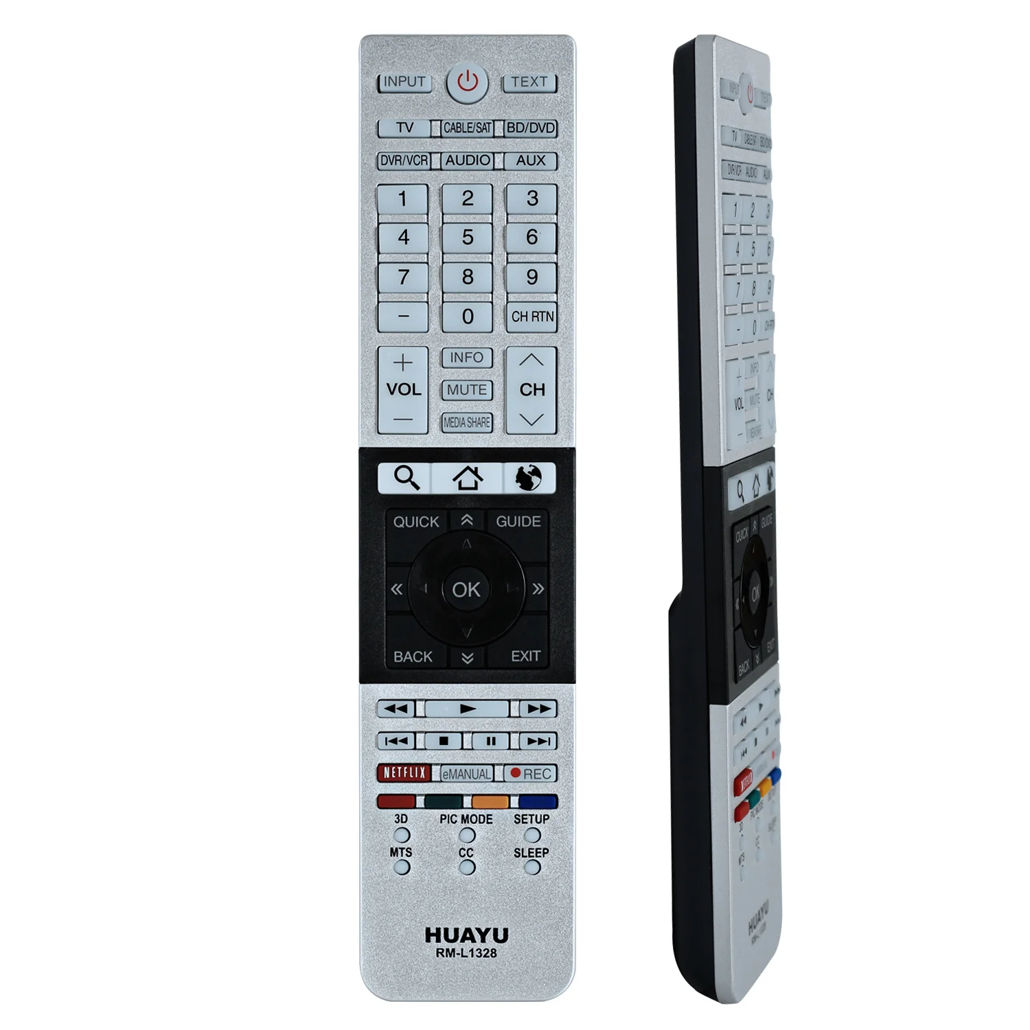 

Spare Remote Control English Version Applicable To Toshiba TV Remote Controller Rm-l1328 General Ct-90296 Ct-90429