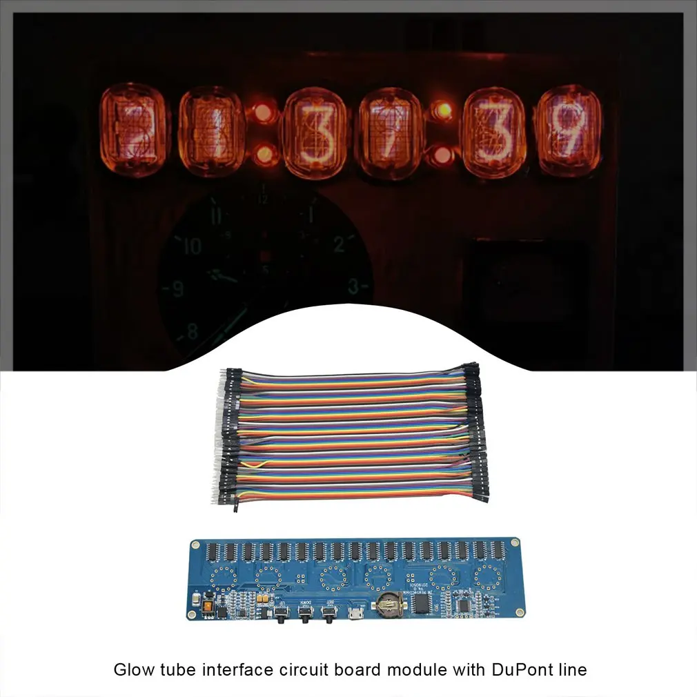 6-bit Nixie свечение часы материнская плата основная панель управления Универсальный