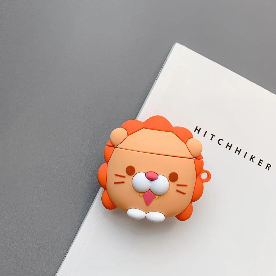 Чехол для наушников для AirPods чехол с мультяшным медведем силиконовый чехол для Apple Air pods 2 милые наушники сумка для Earpods чехол s аксессуары - Цвет: 562D