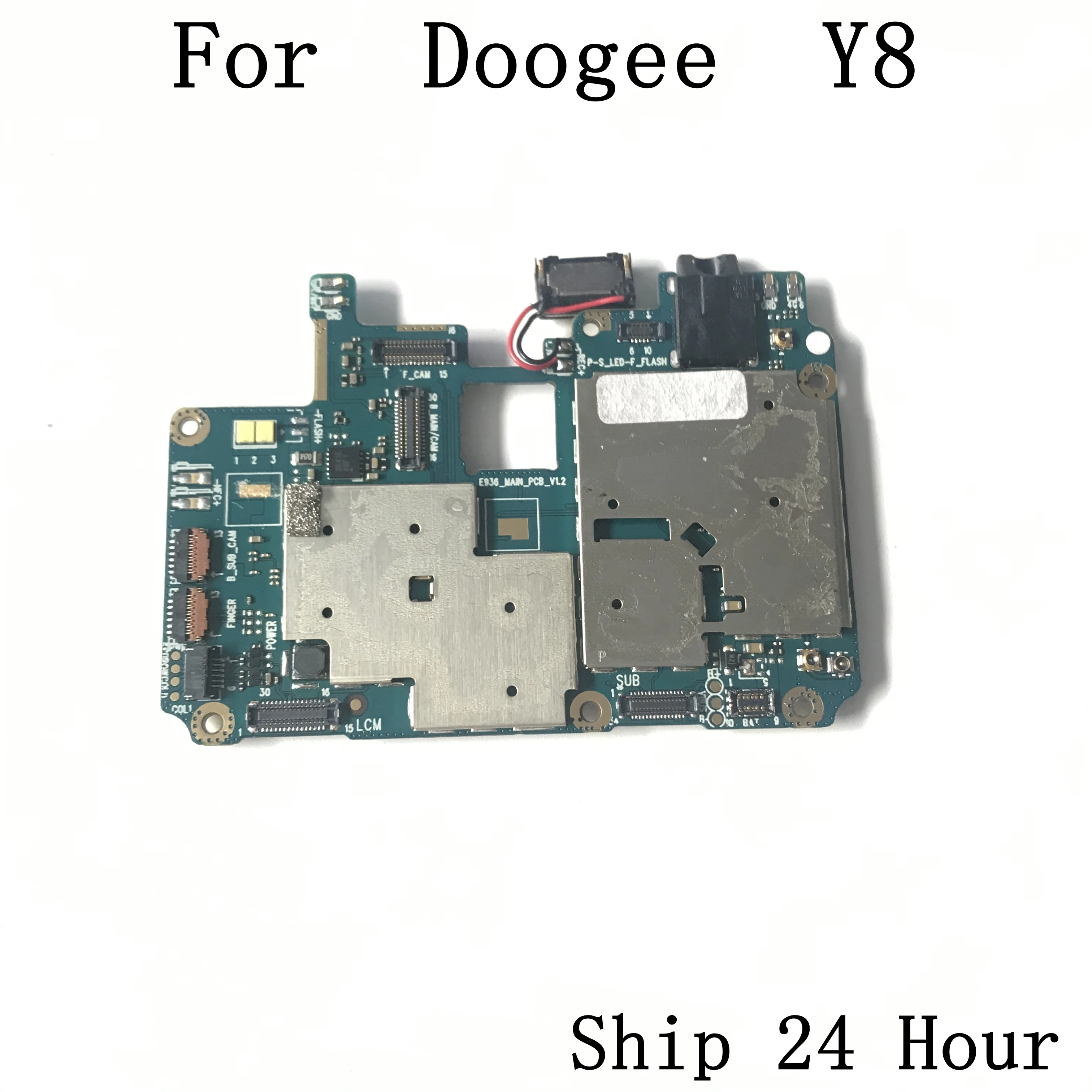 Материнская плата Doogee Y8 б/у ОЗУ + ПЗУ 16 ГБ Для детали для замены бесплатная