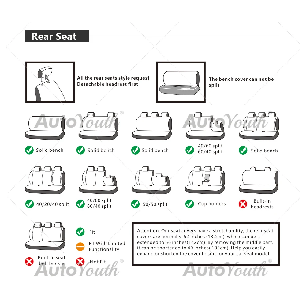 

PU Leather Seat Protector Universal Car Seat Covers Full Set Automotive Seat Covers Universal for toyota lada kalina granta Gray
