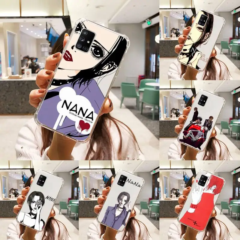 

amine nana Phone Case For Samsung a10 a12 a50 a51 a52 a21 a31 a32 a71 s10 s20 s21 Plus Fe Ultra