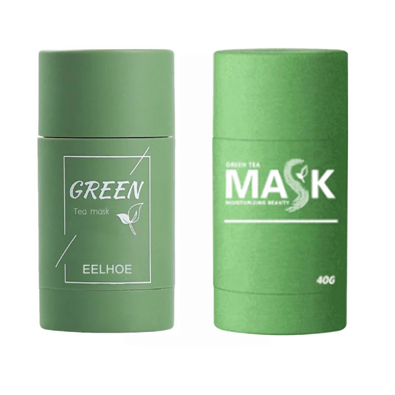 

Маска с зеленым чаем, очищающая глину, контроль жирности, Очищающая маска баклажана карандаш для лица, увлажняющая маска против морщин акне