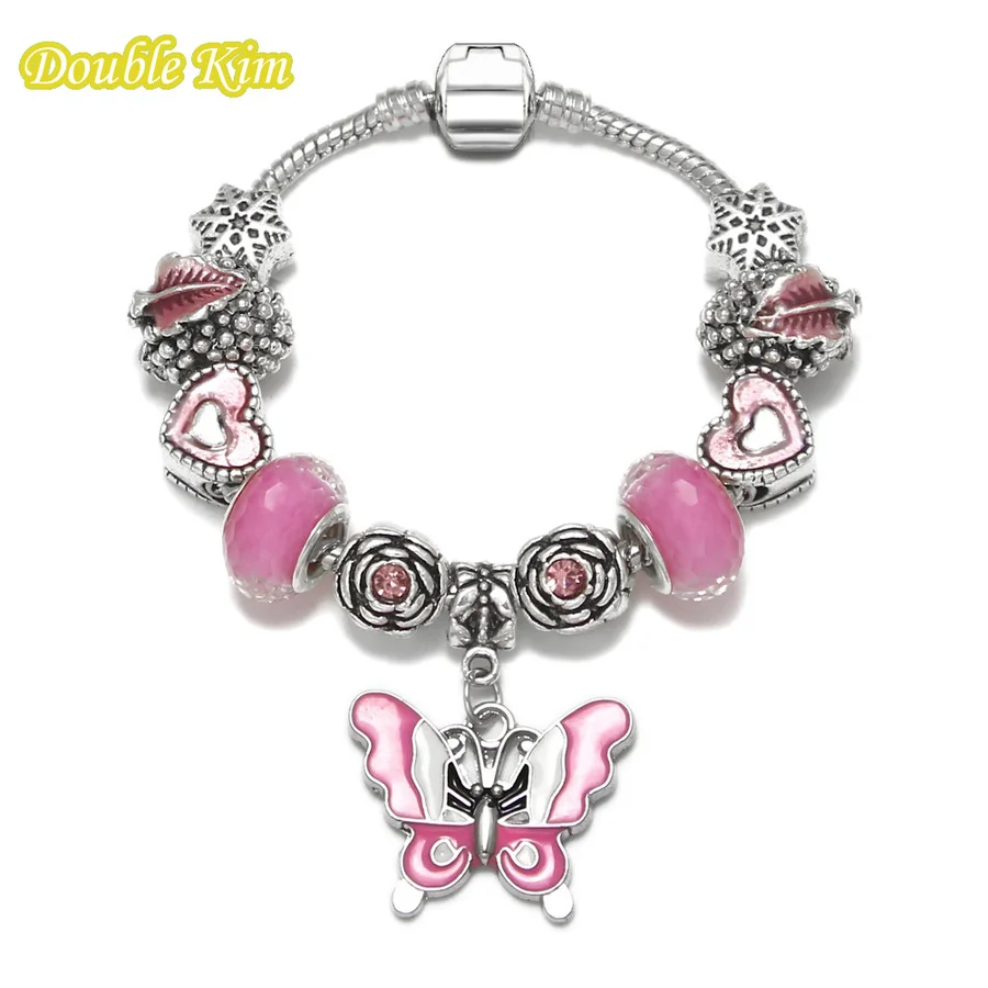 Браслет с подвеской из сплава браслет смолы в виде бабочки для женщины жена мать