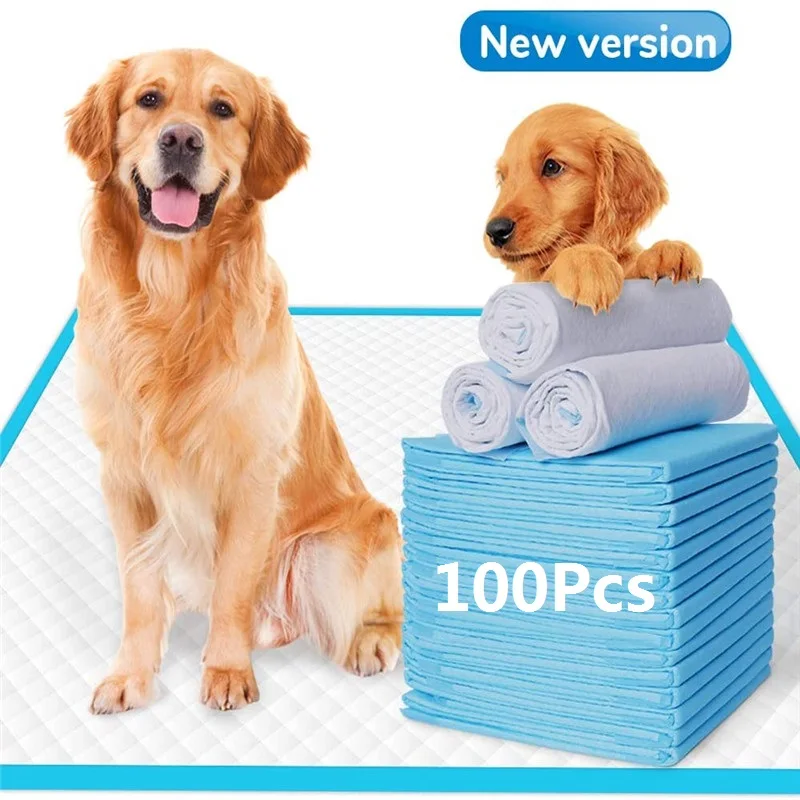 

Disposable Diapers Pets Dogs Training Pee Pads Puppy Potty Absorbent Quick Dry No Leaking Mats for Cage Urine Cats Supplies