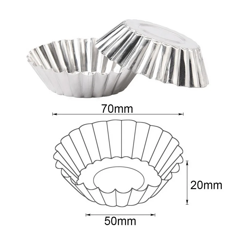 

Non-Stick Tart Quiche Flan Pan Molds Pie Pizza Cake Round Mould Removable Loose Bottom Fluted Heavy Duty Pie Pan Baking Tool