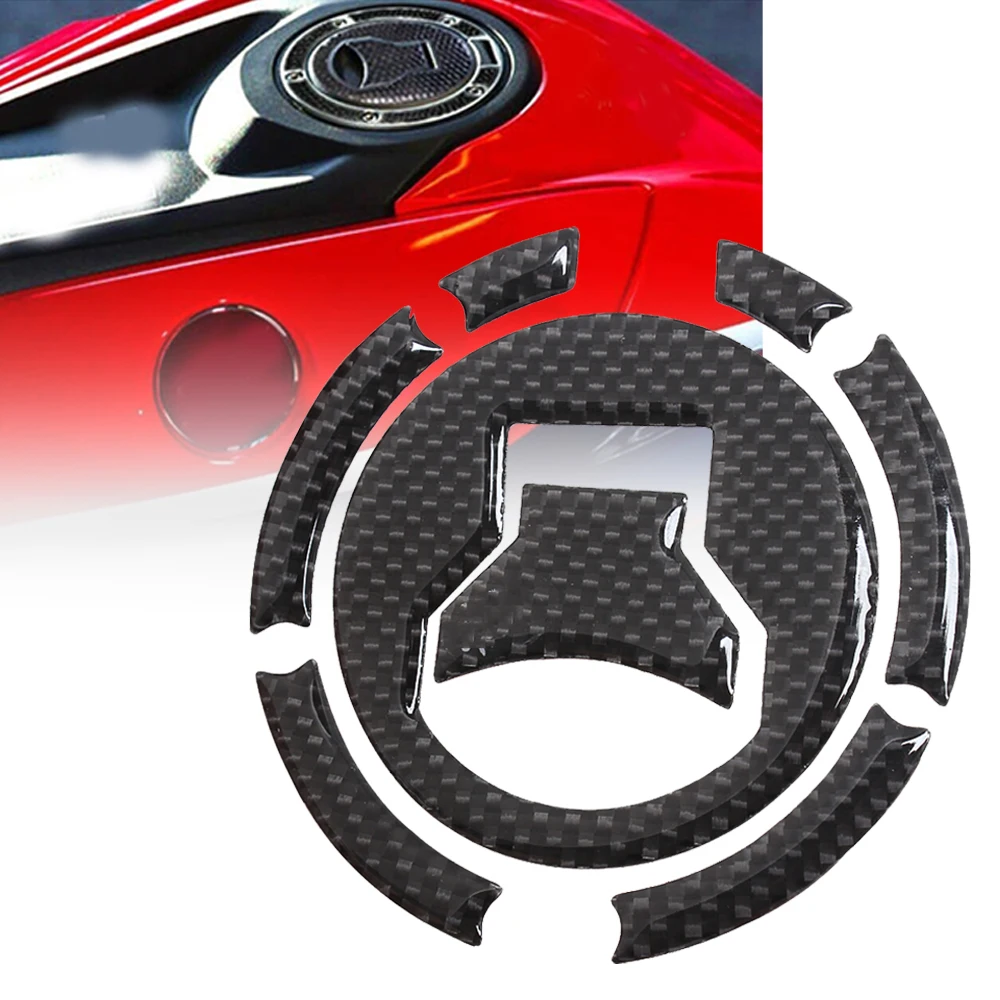 

3D carbon fiber polishing sticker pad motorcycle Fuel Tank Cap Sticker For 17620-MJE-D01/ 17620-MJE-D02/ 17620-MGP-D63 Fuel Caps