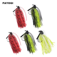 mix 5pcsset 7g10g14g fishing rubber jig buzz bait lures octopus lead spinnerbait fishing skirt lures