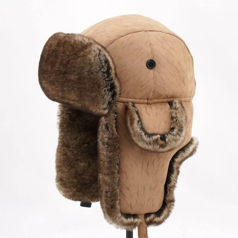 Уличная Мужская Женская зимняя охотничья шапка для полета с защитой от холода