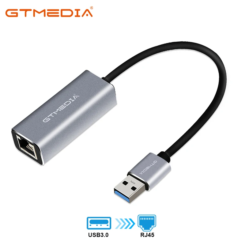 GTMEDIA usb хаб Ethernet адаптер USB 3 0 до 10/100/1000M LAN Сетевой совместим для MacBook поверхности