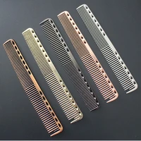 ready stock high quality aluminum combs anti static fashion salon beauty combs home barber
