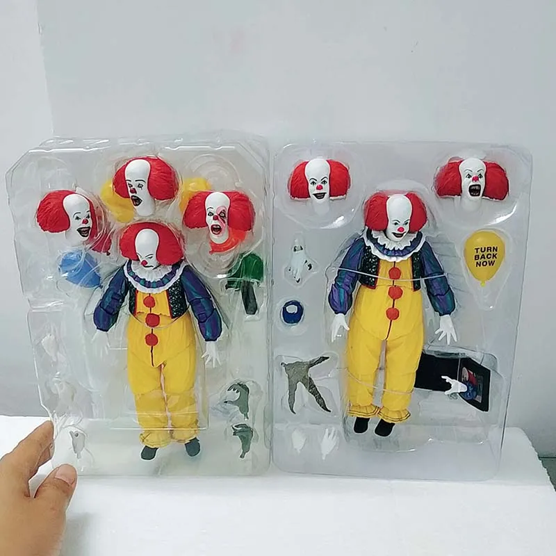 NECA 1990 экшн фигурка клоуна из фильма IT Pennywise Joker старое издание модели игрушек