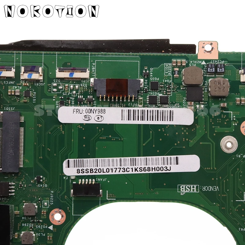 nokotion 00ny988 01lv859 aizs3 la c582p mainboard for lenovo yoga 260 laptop motherboard sr2f1 i7 6600u cpu 8gb ram free global shipping