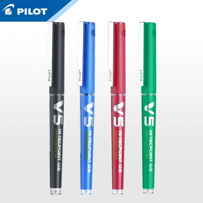 

4 Pcs/Lot Japan PILOT BXC-V5-BGD Direct Injection Pen Upgraded High Capacity Replaceable Ink Bladder Office & School Supplies