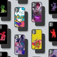 hunter x hunter phone case matte transparent for iphone 7 8 11 12 s mini pro x xs xr max plus clear mobile bag anime cartoon