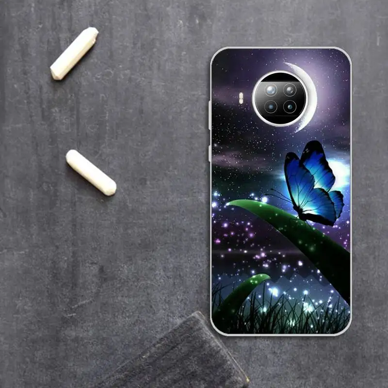 

Phone Case For Xiaomi Redmi note 10 t 8 9 pro lite 11 butterfly daisy animal art flower aesthetics painting