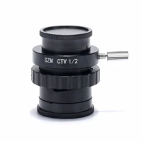 hayear 0 5x c mount lens 12 ctv adapter for szm trinocular stereo microscope camera accessories ccd mounting adapter