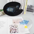 DIY Кристалл эпоксидная форма креативная цветная палитра доска для рисования Смола силиконовая форма