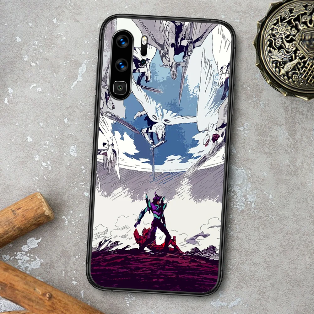 

EVANGELION Japan EVA Phone Case For Huawei P Mate Smart 10 20 30 40 Lite Z 2019 Pro black Waterproof Silicone Shell Painting