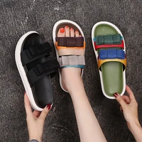 new womens slippers in 2021 bowknot womens black green slippers summer flat sandals summer beach casual sandals