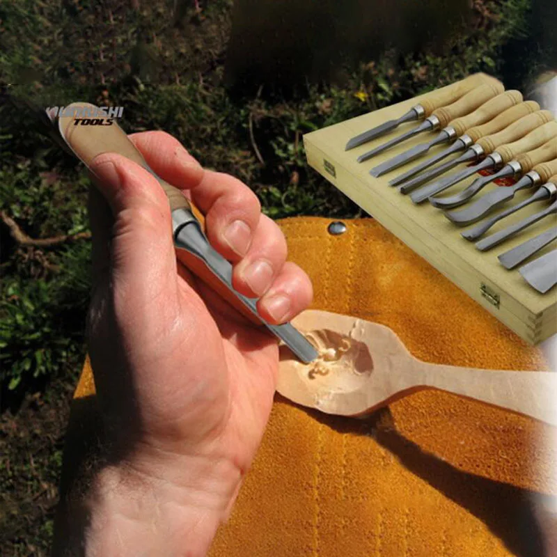 LEABON 12 шт. набор для резьбы по дереву инструменты работы зубила нож | Инструменты