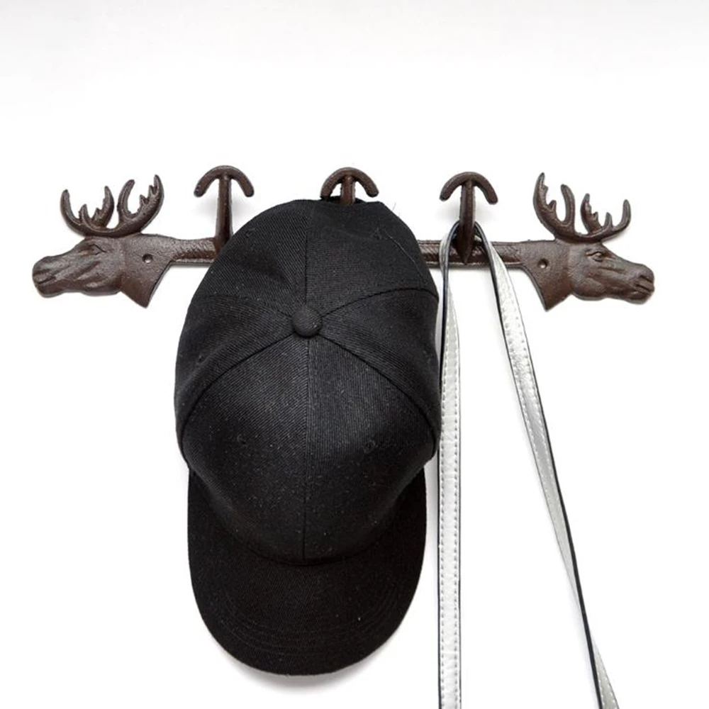 LCH винтажный стиль железный арт олень Давида ткань крючок держатель для ключей