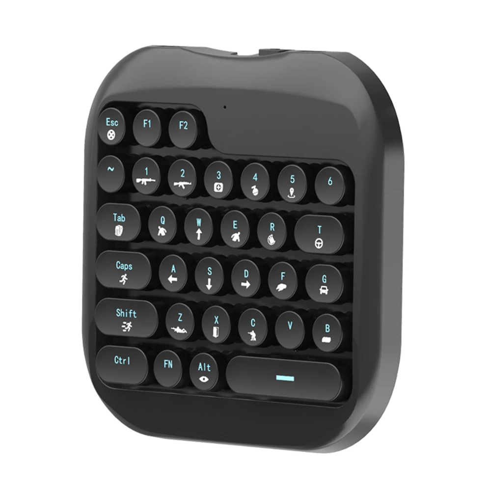 Беспроводная клавиатура Keybord эргономичная многоцветная с подсветкой игровая