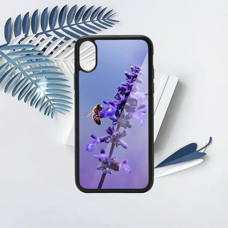 

lavender Purple flowers Phone Case TPU For iPhone X XR XS 11 12 mini Pro MAX 6 6S 7 8 Plus SE 2020