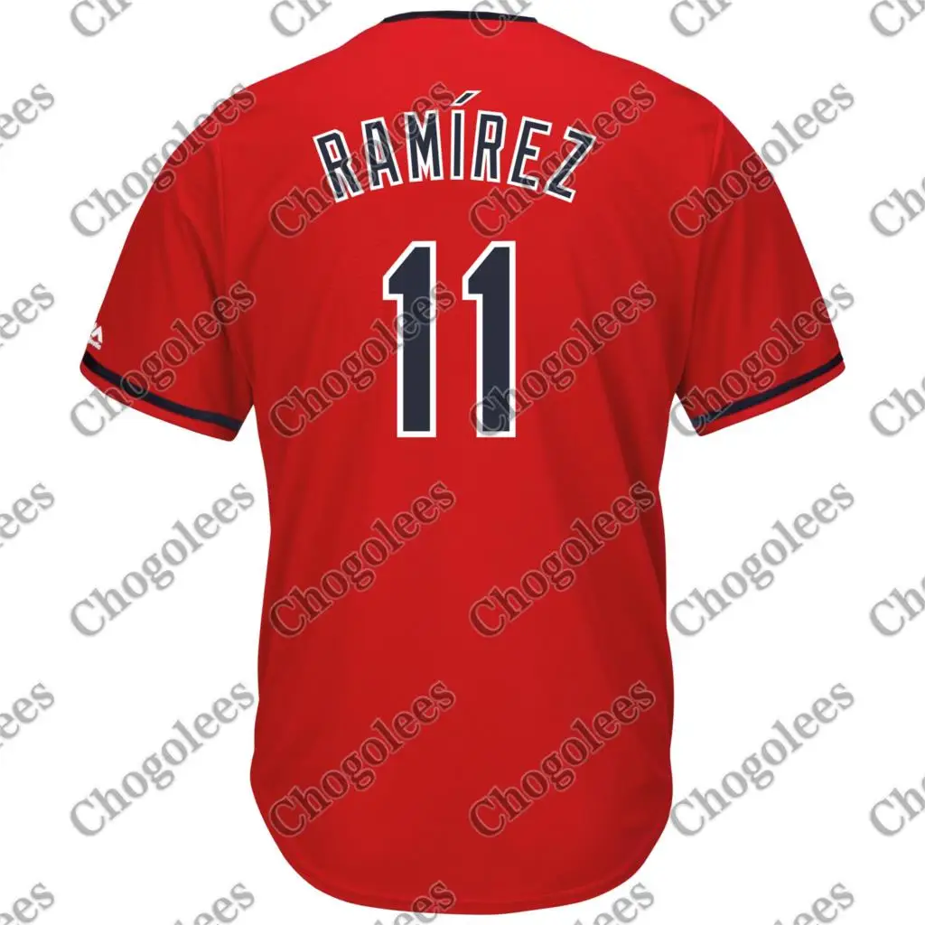 

Baseball Jersey Jose Ramirez Cleveland Majestic Alternate 2019 Cool Base Player Jersey - Scarlet