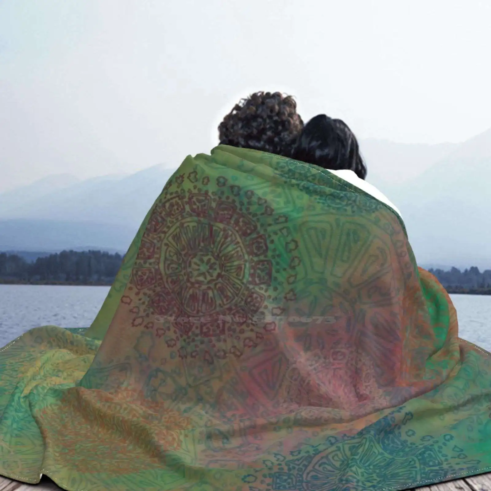 Одеяло для путешествий Be Jeweled-Изумрудное портативное с запахом украшениями