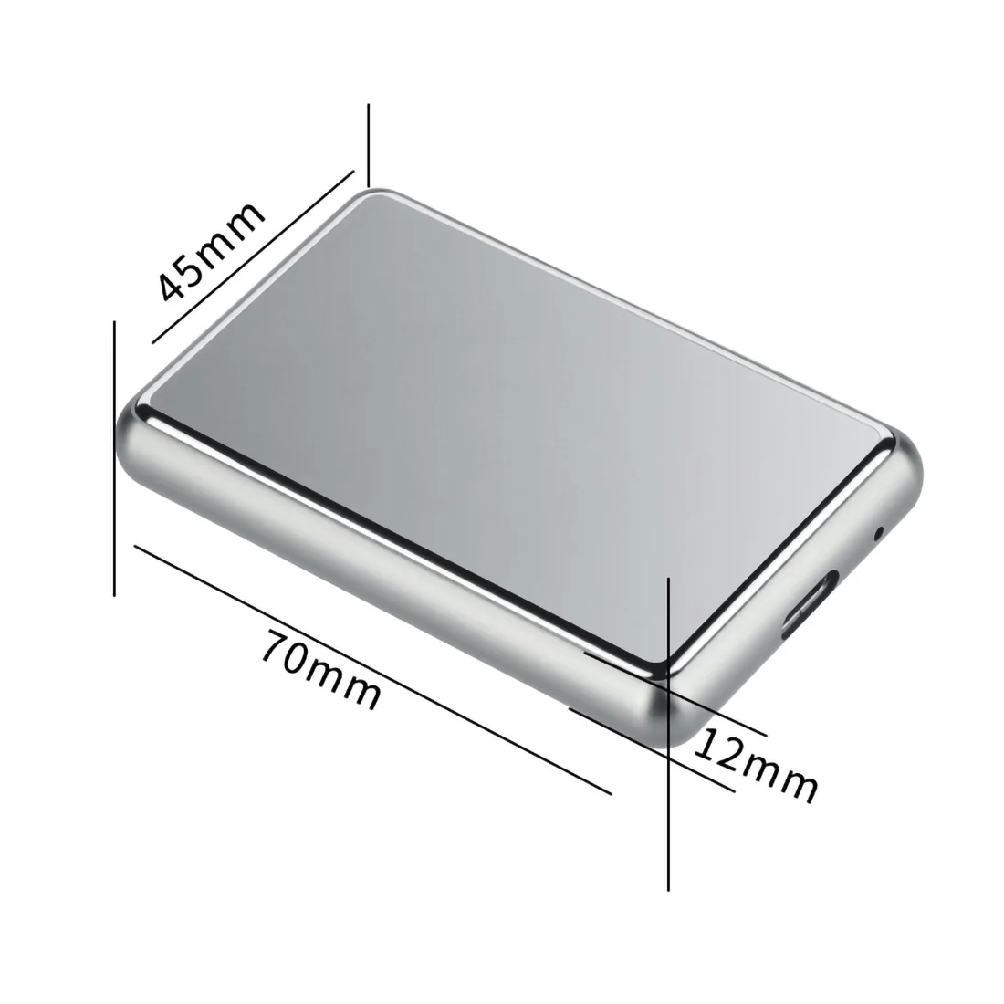 Мини mSATA Тип-C SSD корпус M.2 М-ключ USB3.1 10 Гбит/с Скорость USB C жесткий диск чехол Поддержка 1 ТБ для Windows/Linux/Mac