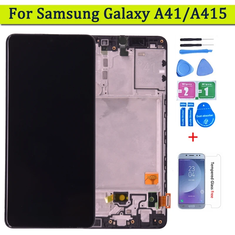 

LCD For Samsung Galaxy A41 A415 Display Touch Screen Digitizer Assembly Replacement Part For SM-A415F SM-A415F/DS LCD Repairment