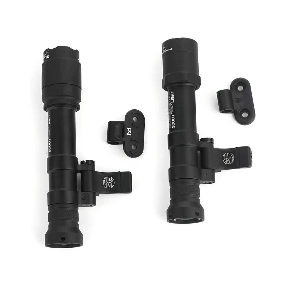 

New M640B M640C Tactical Flashlight Surefir Scout Light Hunting Softair Weapon Lights with Side Mount Fit Mlok Keymod 20mm Rail