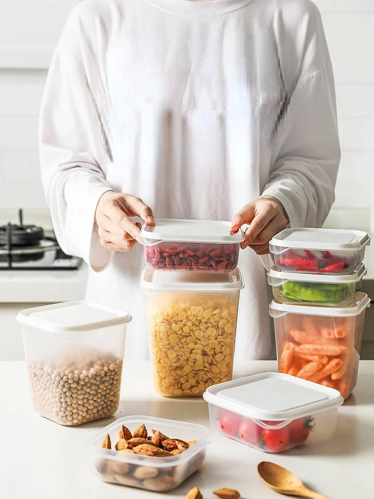 

Plastic Grade Storage Jars Fruit Cookie Food Travel Container Eco Friendly Storage Jar Airtight Botella Home Organization DF50PG