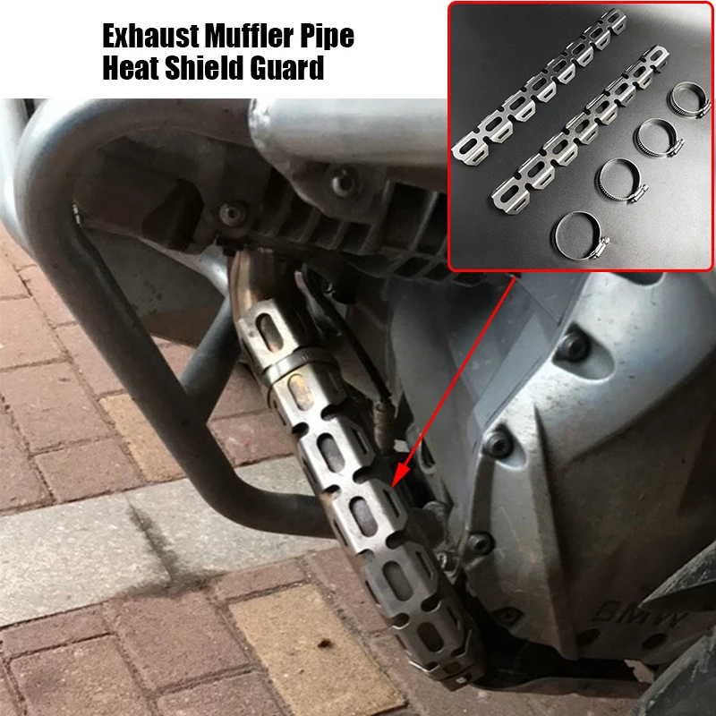 Защитный чехол на выхлопную трубу для BMW R1200GS F800GS Adventure F700GS R1100GS R100GS R1150GS|Накладки и
