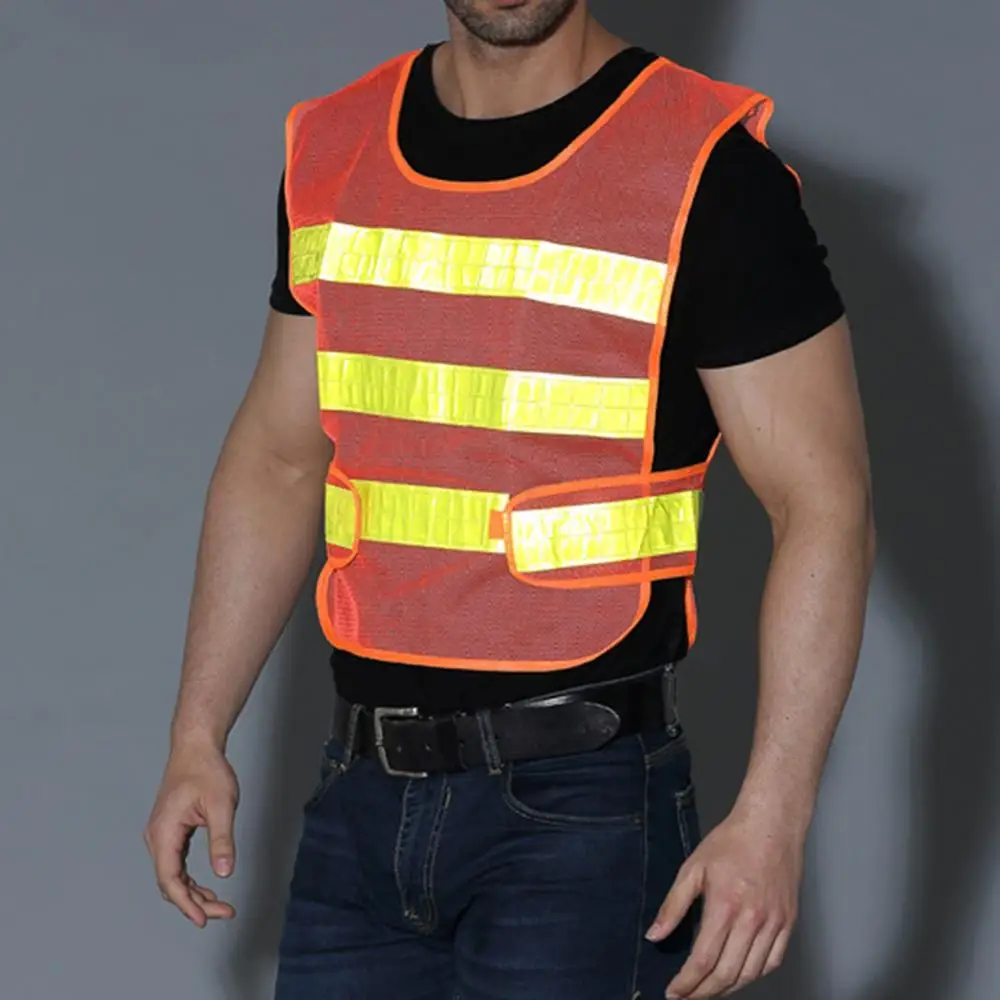 

Reflective Vest High Visibility Traffic Warning Waistcoat Protection Clothing Reusable
