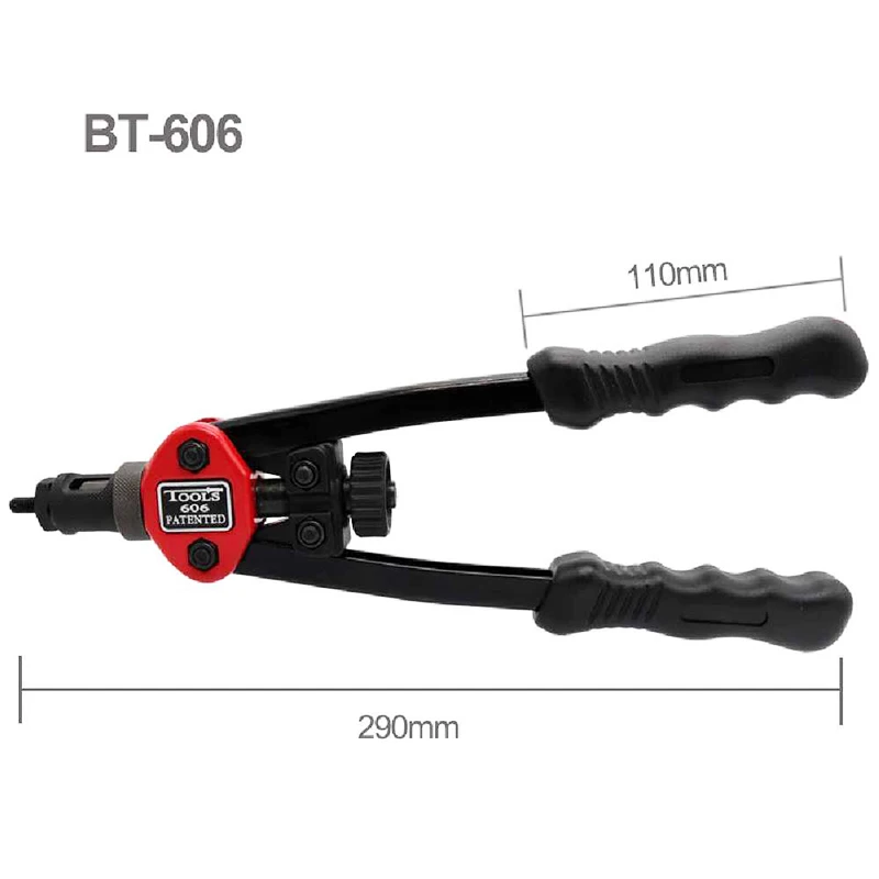 BT-606 заклепочная гайка инструмент ручной слепой клепальщик клепальный молоток с 5