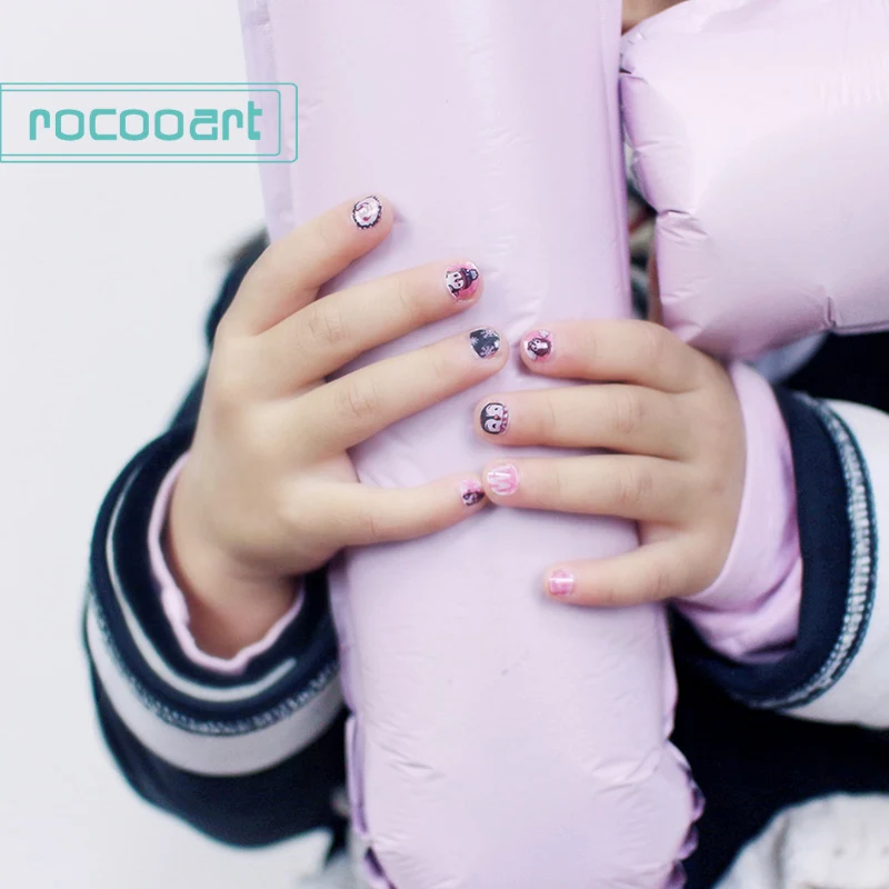 Rocooart наклейки для ногтей Животные детей звездные ногти дизайнерские украшения