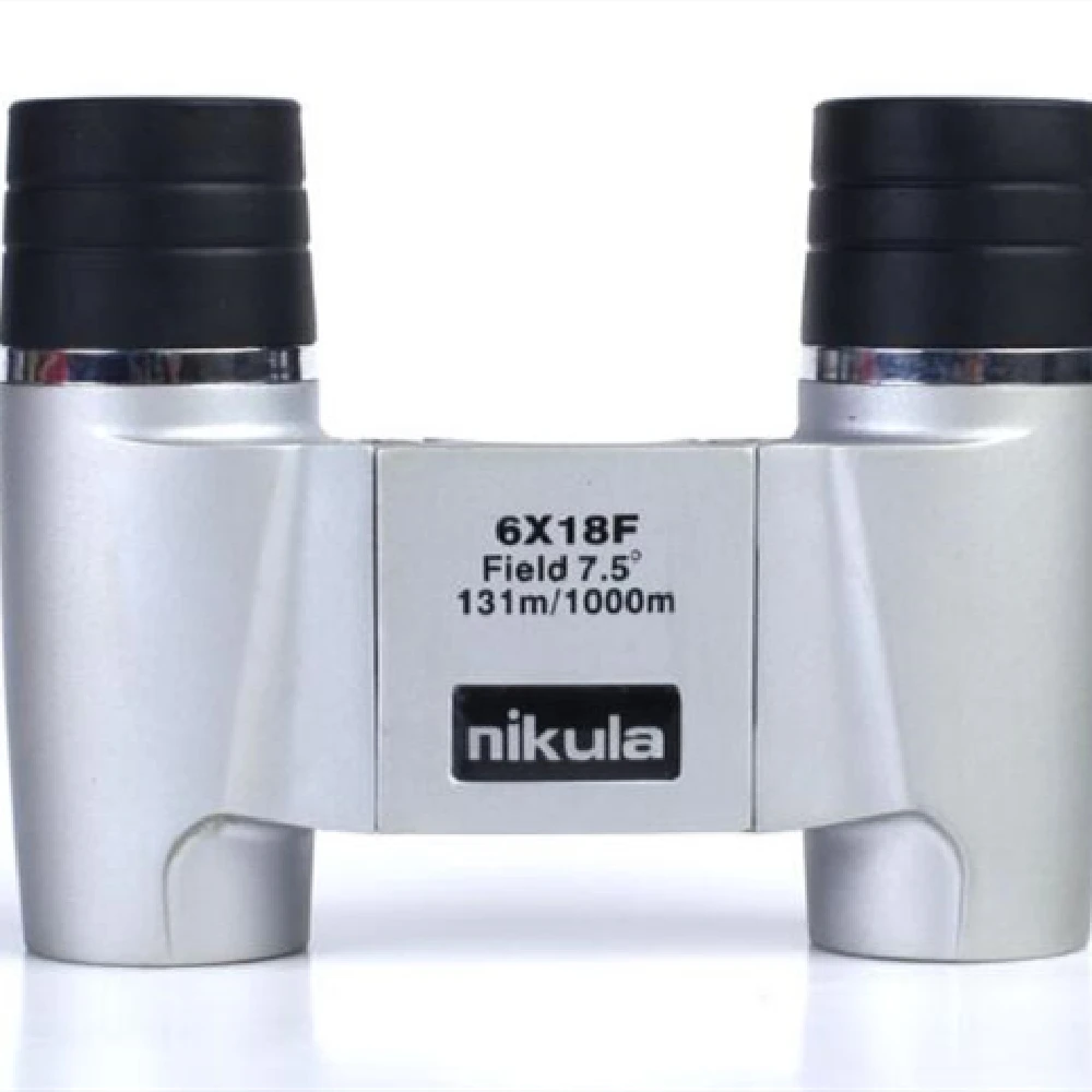 

Nikula Nicholas 6x18mm Fixed Focus Binoculars Portable Outdoor HD Looking Glasses Telescope