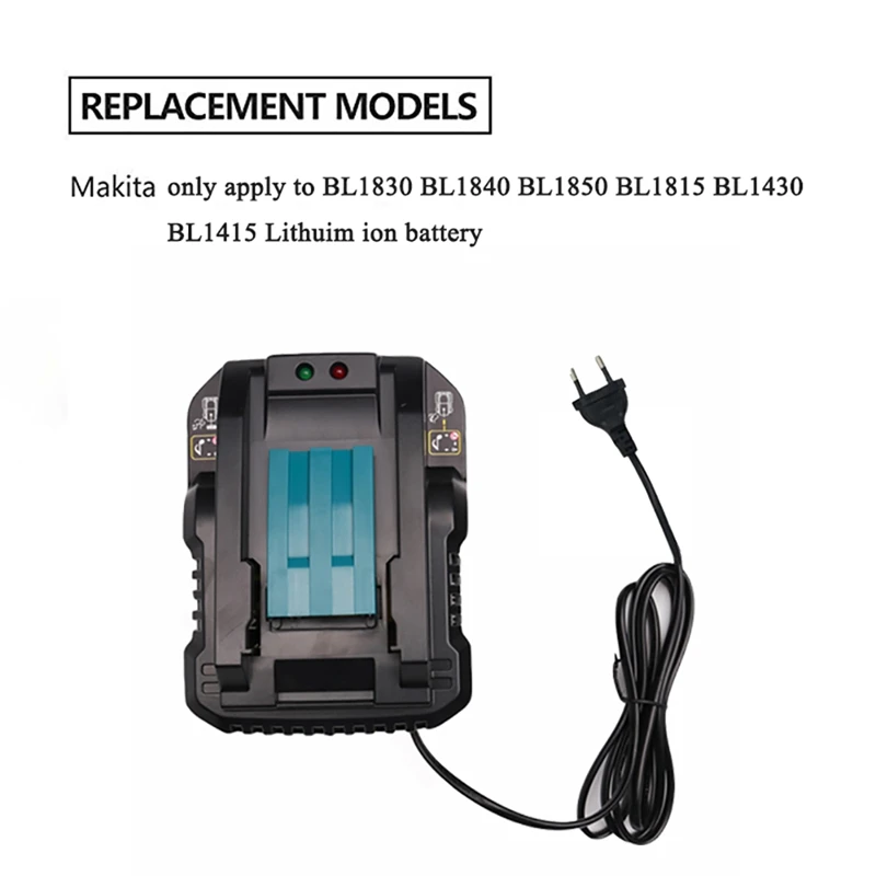 Dc18Rc 14,4 в 18 в литий-ионный аккумулятор зарядное устройство 4A зарядный ток для Makita Bl1830 Bl1430 Dc18Rc Dc18Ra электроинструмент батарея ЕС вилка