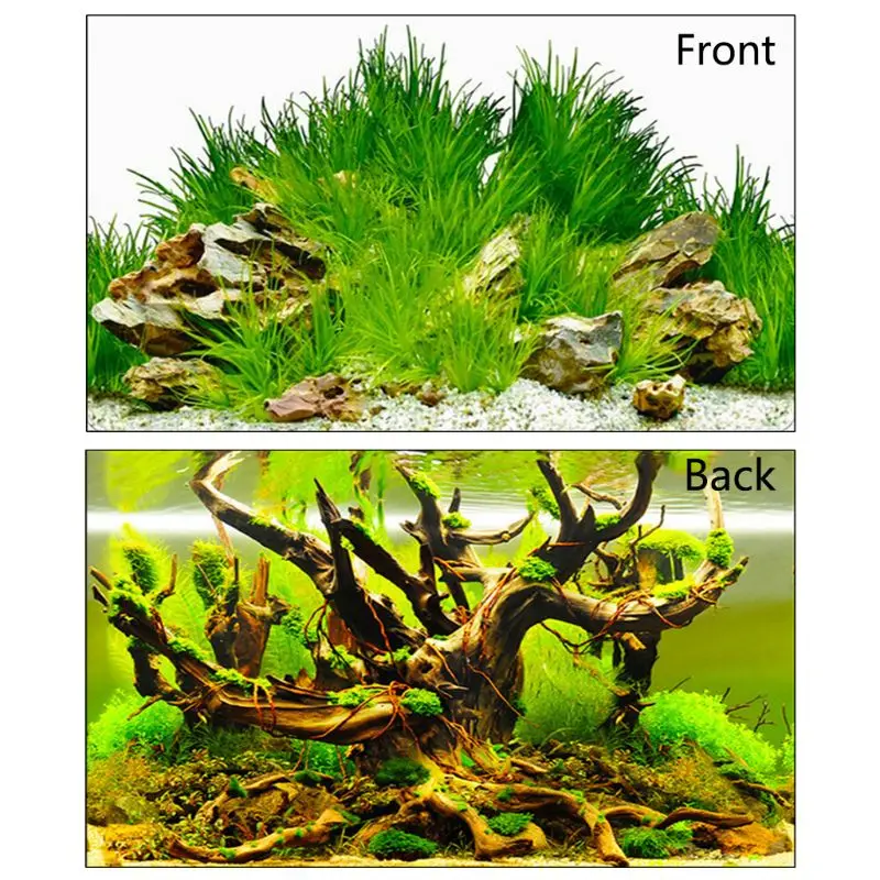 Фон с изображением аквариума 3D двусторонний плакат Морского Пейзажа
