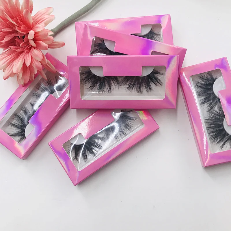 25 мм норковые ресницы 100% ручной работы из натурального меха норки плотные